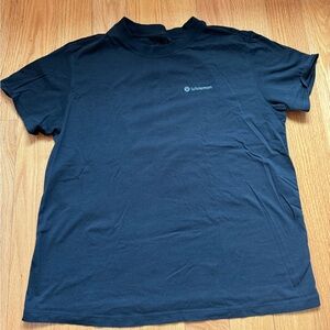 Lululemon All Yours Black Logo Short Sleeve Tee